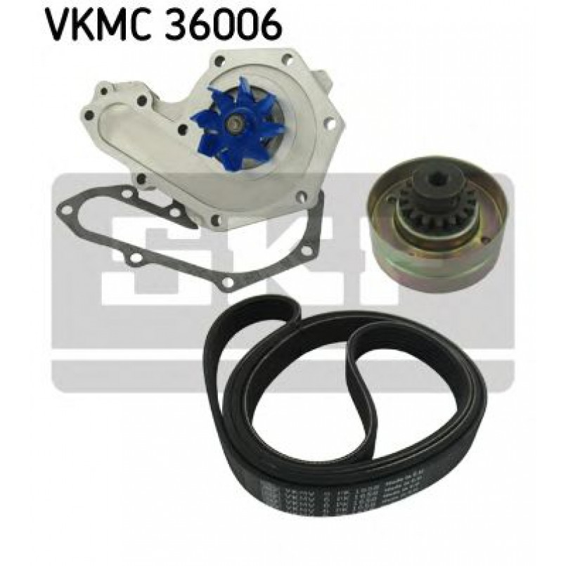 VKMC 36006 SKF - Насос охолоджуючої рідини + комплект зубчатого ремня